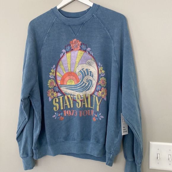 Billabong x The Salty Blonde Oversized Coastal Crew Sweatshirt - Picture 5 of 5